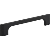 Asymmetrical Leyton Cabinet Pull by Jeffrey Alexander - Matte Black