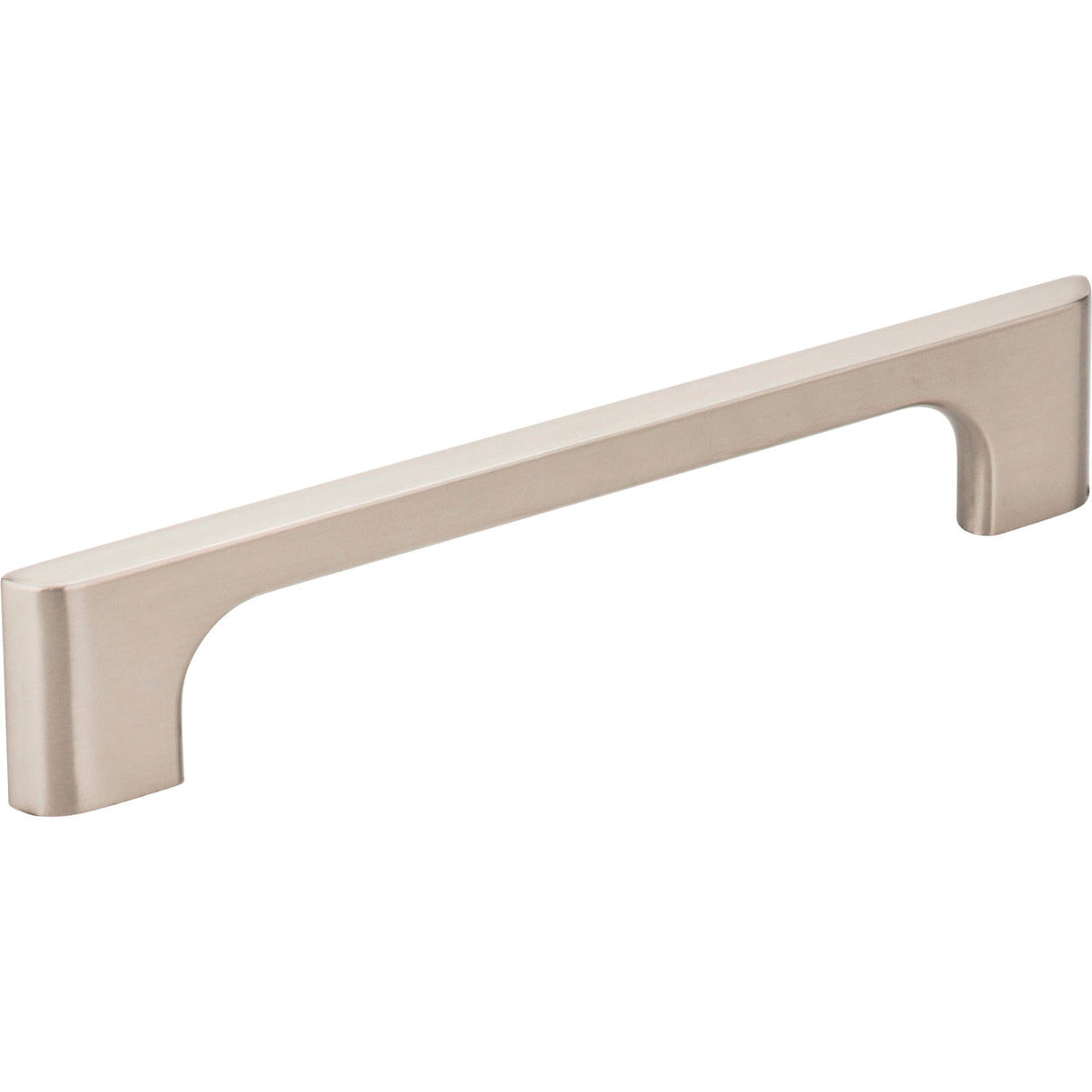 Asymmetrical Leyton Cabinet Pull by Jeffrey Alexander - Satin Nickel