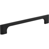 Asymmetrical Leyton Cabinet Pull by Jeffrey Alexander - Matte Black