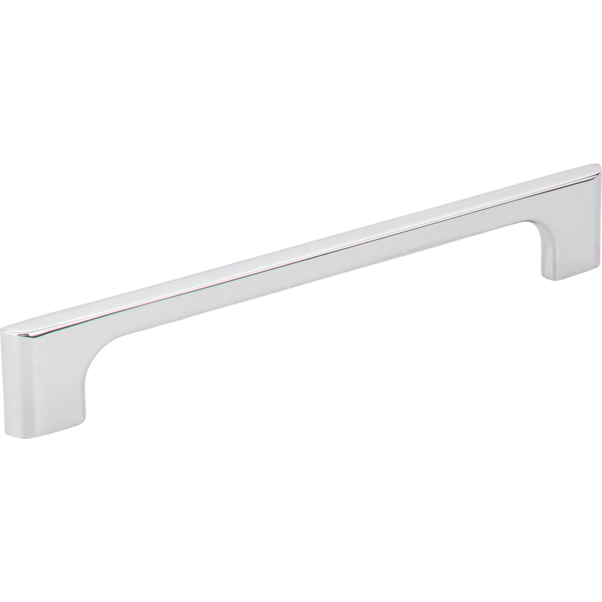 Asymmetrical Leyton Cabinet Pull by Jeffrey Alexander - Polished Chrome