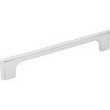 Asymmetrical Leyton Cabinet Pull by Jeffrey Alexander - Polished Chrome