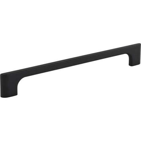 Asymmetrical Leyton Cabinet Pull by Jeffrey Alexander - Matte Black