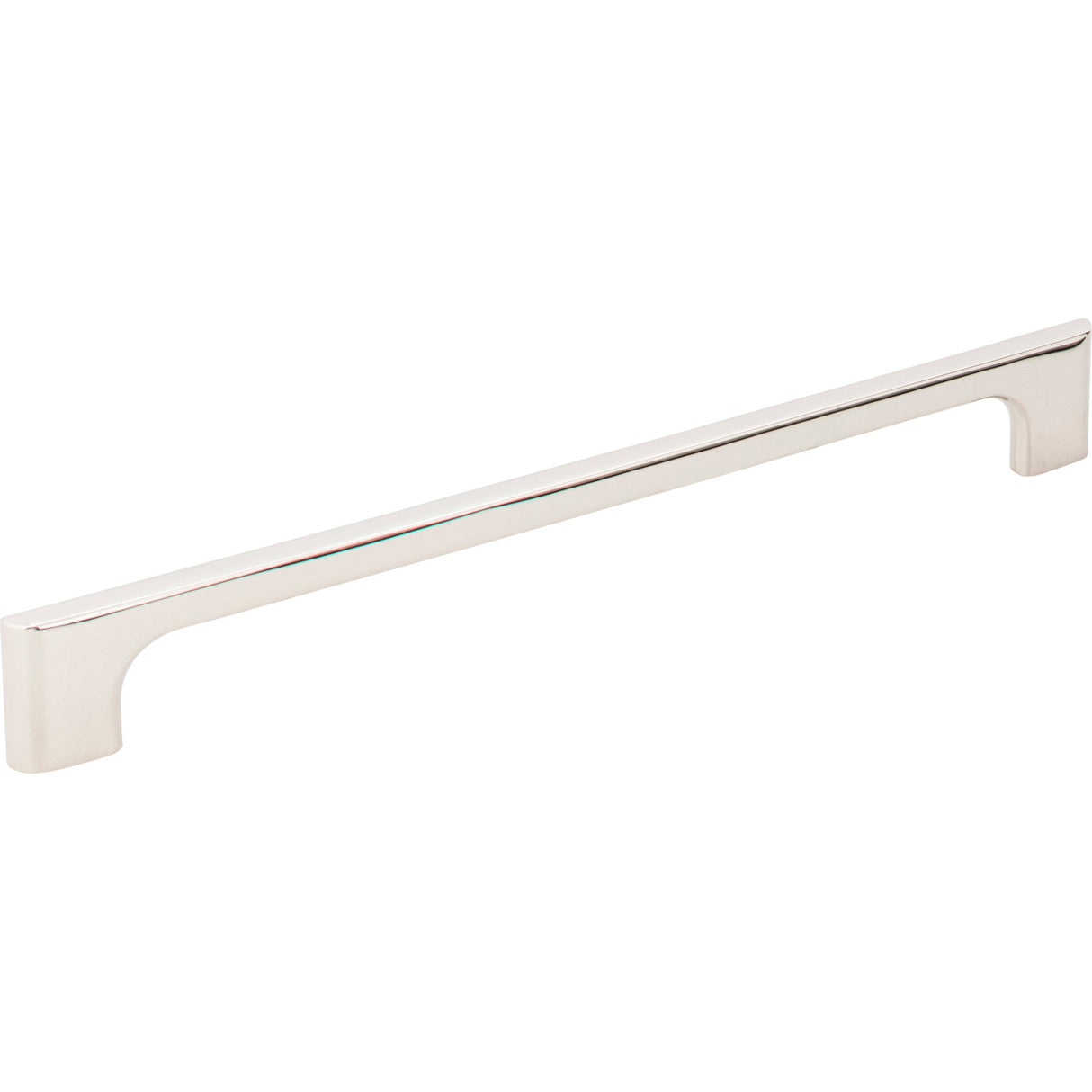 Asymmetrical Leyton Cabinet Pull by Jeffrey Alexander - Polished Nickel