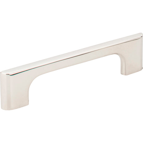 Asymmetrical Leyton Cabinet Pull by Jeffrey Alexander - Polished Nickel