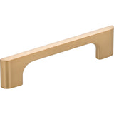 Asymmetrical Leyton Cabinet Pull by Jeffrey Alexander - Satin Bronze