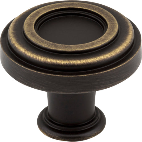 Ring Lafayette Cabinet Knob by Jeffrey Alexander - Antique Brushed Satin Brass