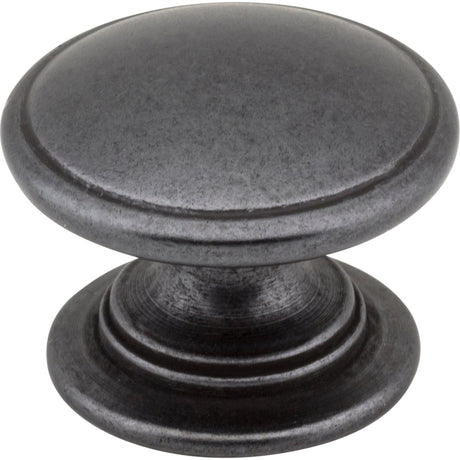 Durham Cabinet Knob by Jeffrey Alexander - Gun Metal