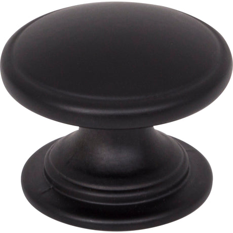 Durham Cabinet Knob by Jeffrey Alexander - Matte Black