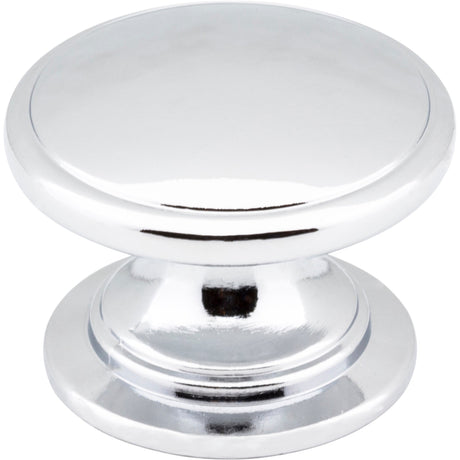 Durham Cabinet Knob by Jeffrey Alexander - Polished Chrome