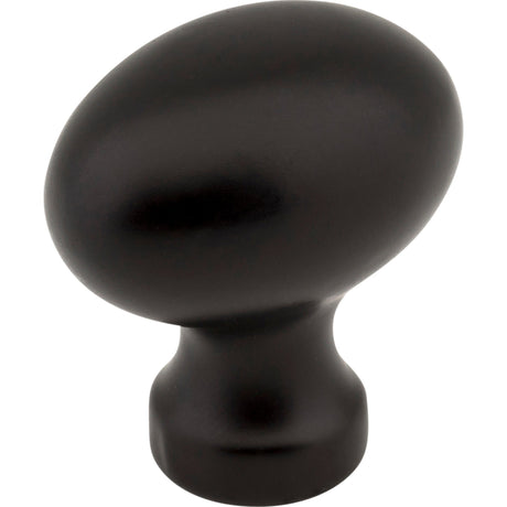 Football Bordeaux Cabinet Knob by Jeffrey Alexander - Matte Black