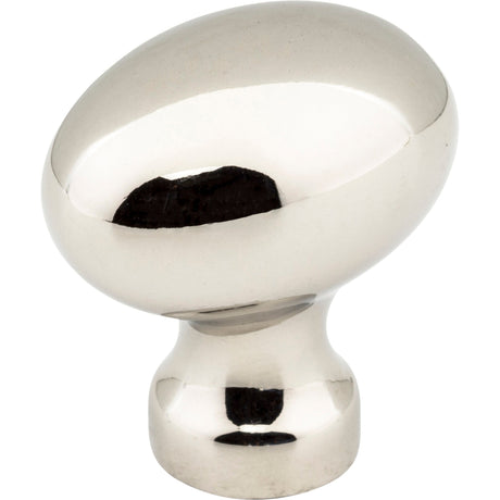 Football Bordeaux Cabinet Knob by Jeffrey Alexander - Polished Nickel