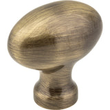 Football Lyon Cabinet Knob by Jeffrey Alexander - Brushed Antique Brass