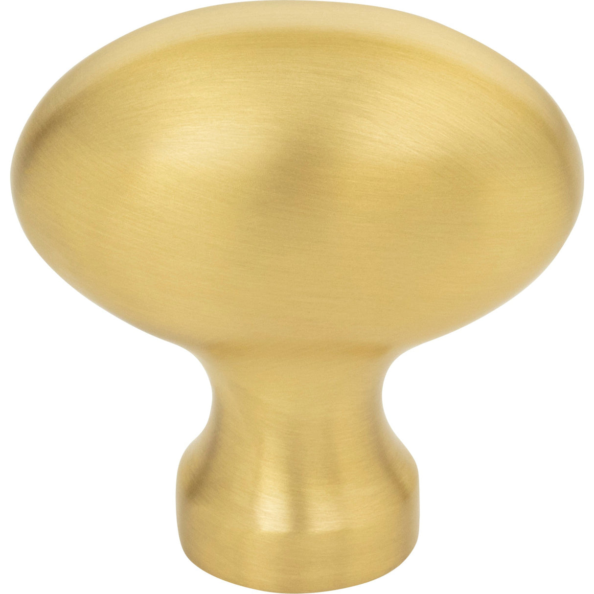 Football Lyon Cabinet Knob by Jeffrey Alexander - Brushed Gold