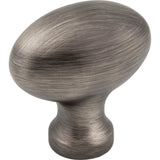 Football Lyon Cabinet Knob by Jeffrey Alexander - Brushed Pewter