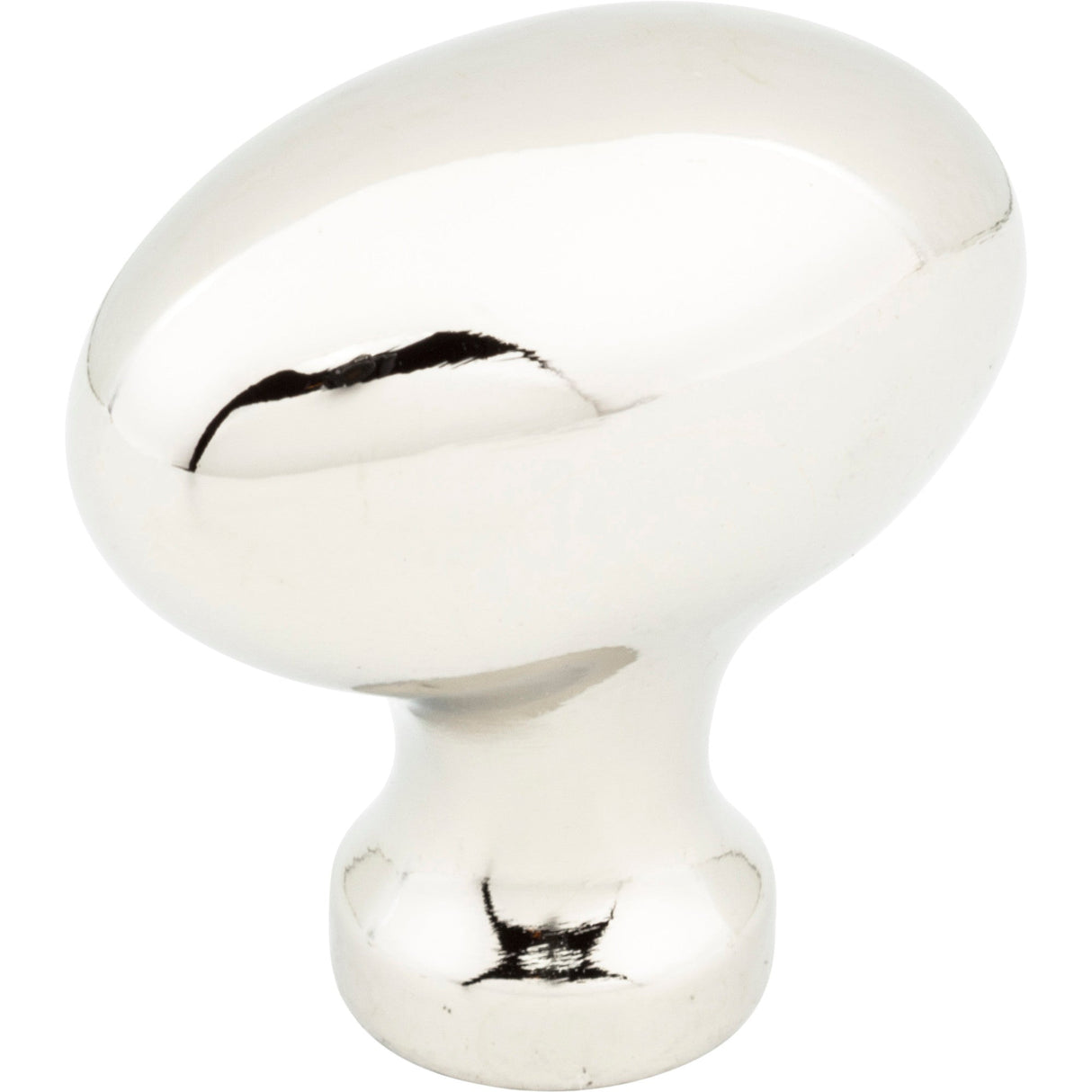 Football Lyon Cabinet Knob by Jeffrey Alexander - Polished Nickel