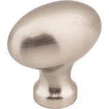 Football Lyon Cabinet Knob by Jeffrey Alexander - Satin Nickel