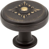 Baroque Lafayette Cabinet Knob by Jeffrey Alexander - Antique Brushed Satin Brass