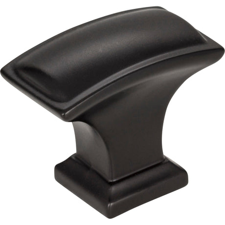 Rectangle Annadale Cabinet Knob by Jeffrey Alexander - Matte Black