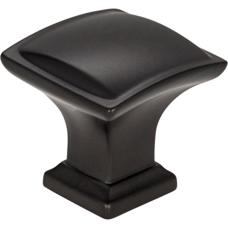 Square Annadale Cabinet Knob by Jeffrey Alexander - Matte Black