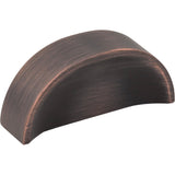 Elara Cabinet Pinch Pull by Jeffrey Alexander - Brushed Oil Rubbed Bronze