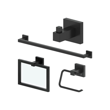 ZLINE Bliss Bathroom Accessories Package in Matte Black