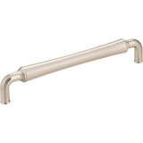 Barrel Bremen 2 Cabinet Pull by Jeffrey Alexander - Satin Nickel