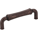 Barrel Bremen 2 Cabinet Pull by Jeffrey Alexander - Distressed Oil Rubbed Bronze