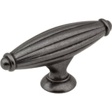 Glenmore Cabinet "T" Knob by Jeffrey Alexander - Gun Metal