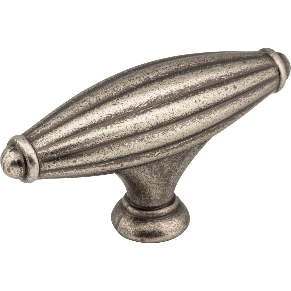 Glenmore Cabinet "T" Knob by Jeffrey Alexander - Distressed Pewter