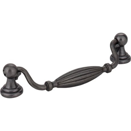 Glenmore Cabinet Drop Pull by Jeffrey Alexander - Gun Metal