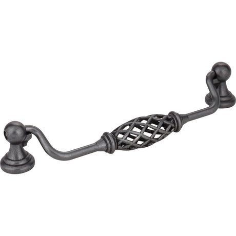 Birdcage Tuscany Drop & Ring Pull by Jeffrey Alexander - Gun Metal