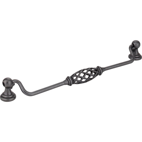 Birdcage Tuscany Drop & Ring Pull by Jeffrey Alexander - Gun Metal