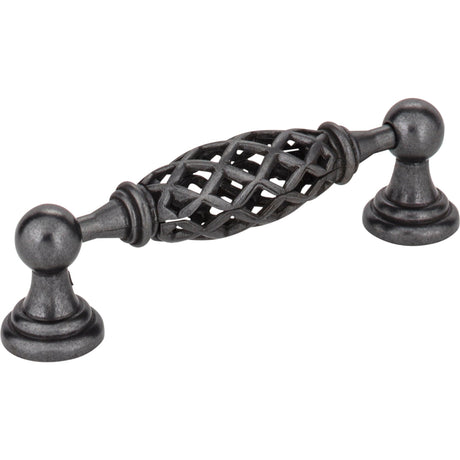 Birdcage Tuscany Cabinet Pull by Jeffrey Alexander - Gun Metal