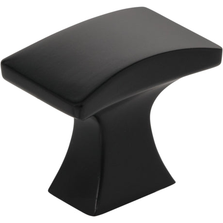 Flared Philip Cabinet Knob by Jeffrey Alexander - Matte Black