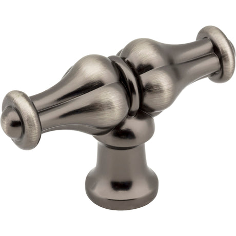 Bella Cabinet "T" Knob by Jeffrey Alexander - Brushed Pewter