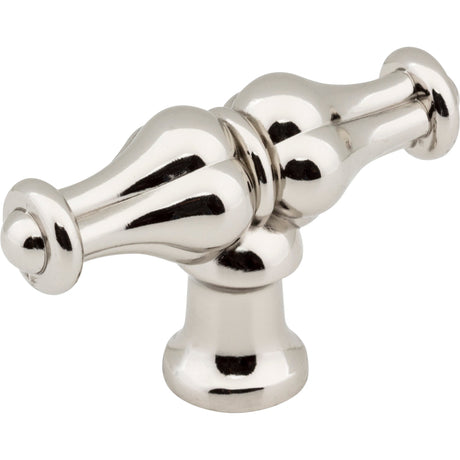 Bella Cabinet "T" Knob by Jeffrey Alexander - Polished Nickel