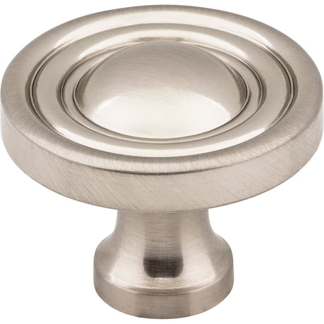 Round Bella Cabinet Knob by Jeffrey Alexander - Satin Nickel