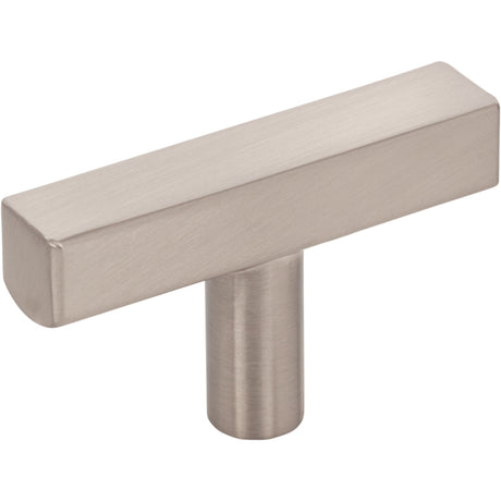 Dominique Cabinet "T" Knob by Jeffrey Alexander - Satin Nickel