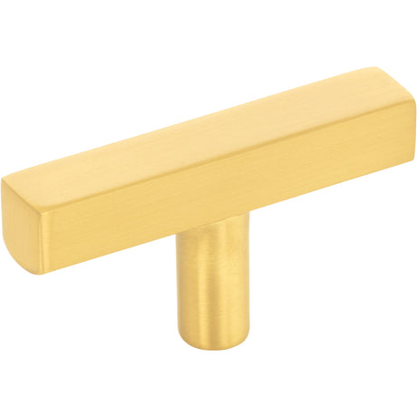 Dominique Cabinet "T" Knob by Jeffrey Alexander - Brushed Gold