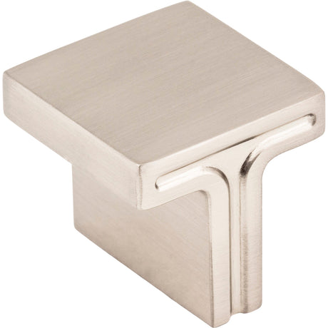Square Anwick Cabinet Knob by Jeffrey Alexander - Satin Nickel