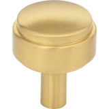 Hayworth Cabinet Knob by Jeffrey Alexander - Brushed Gold