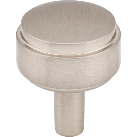 Hayworth Cabinet Knob by Jeffrey Alexander - Satin Nickel