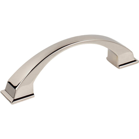 Arched Roman Cabinet Pull by Jeffrey Alexander - Polished Nickel