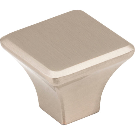 Square Marlo Cabinet Knob by Jeffrey Alexander - Satin Nickel
