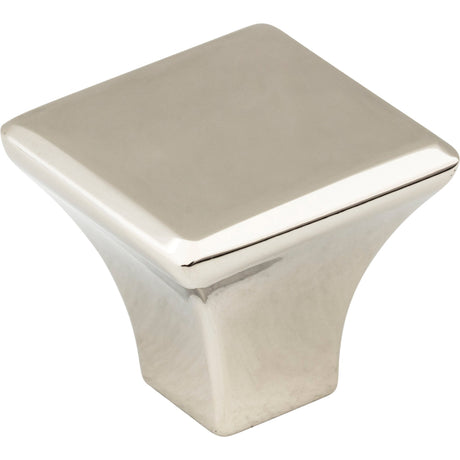 Square Marlo Cabinet Knob by Jeffrey Alexander - Polished Nickel