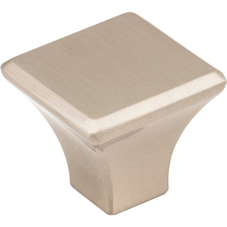 Square Marlo Cabinet Knob by Jeffrey Alexander - Satin Nickel