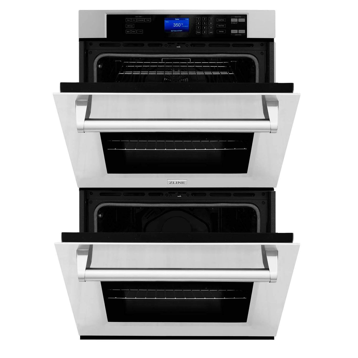 ZLINE 30 in. Professional Electric Double Wall Oven with Self Clean and True Convection in Stainless Steel (AWD-30)