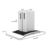 ZLINE Island Mount Range Hood in Stainless Steel and Glass (GL5i)