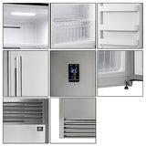 Forno 2-Piece Stainless Steel Kitchen Package with 60 in. Professional Refrigerator and 48 in. Dual Fuel Range (FFFFD1933-60S + FFSGS6156-48)