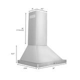 ZLINE Convertible Vent Wall Mount Range Hood in Stainless Steel (KB)